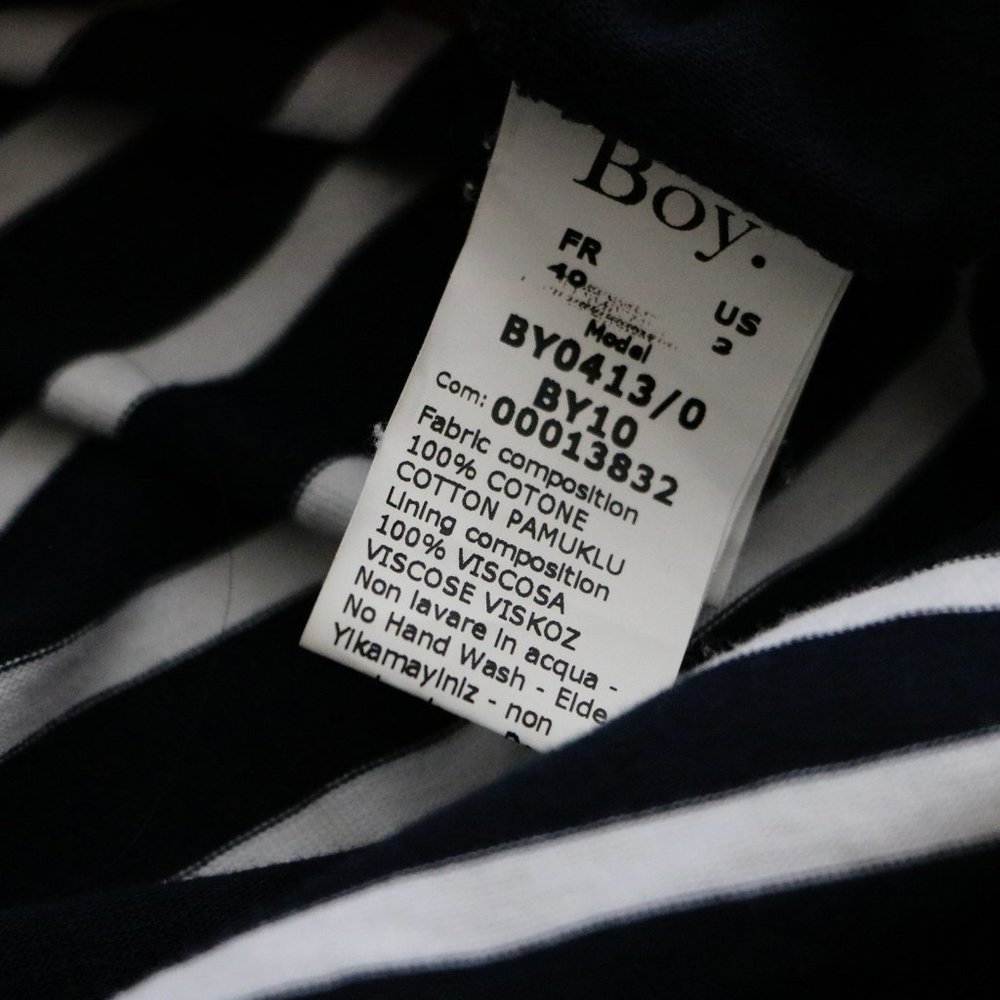 Striped Sleeveless Asymmetrical Dress - Picture 6 of 7